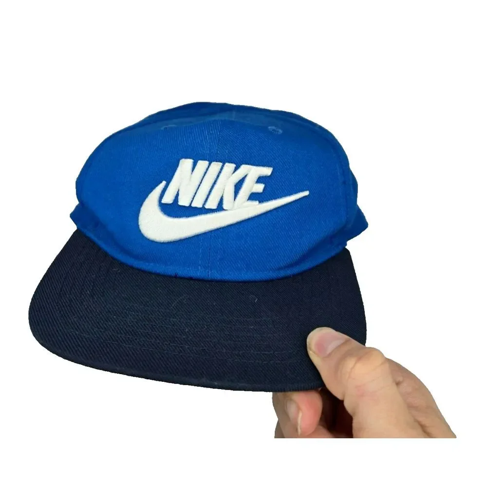 Nike Limitless Spell out Snapback Hat Youth Nike Game Royal‎ Blue & Black 2 Tone